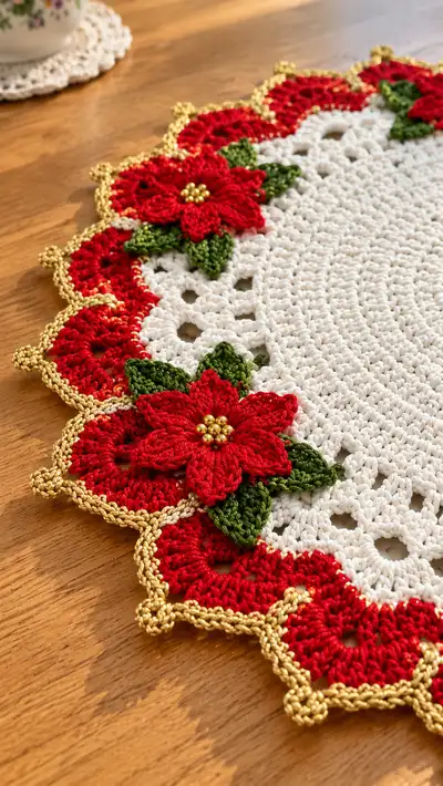 Centro De Mesa Navideno Con Flores paso 2 - avance del armado